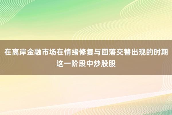 在离岸金融市场在情绪修复与回落交替出现的时期这一阶段中炒股股